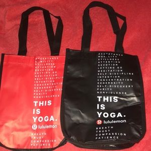 Lululemon Bags! We can always work out on a price